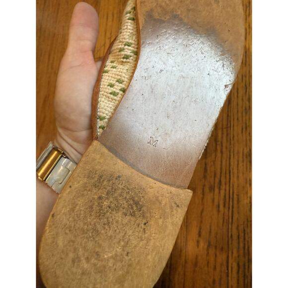 The Larkspur Collection Shoes Womens Size Medium Needlepoint Dragonfly Mules - Picture 7 of 7